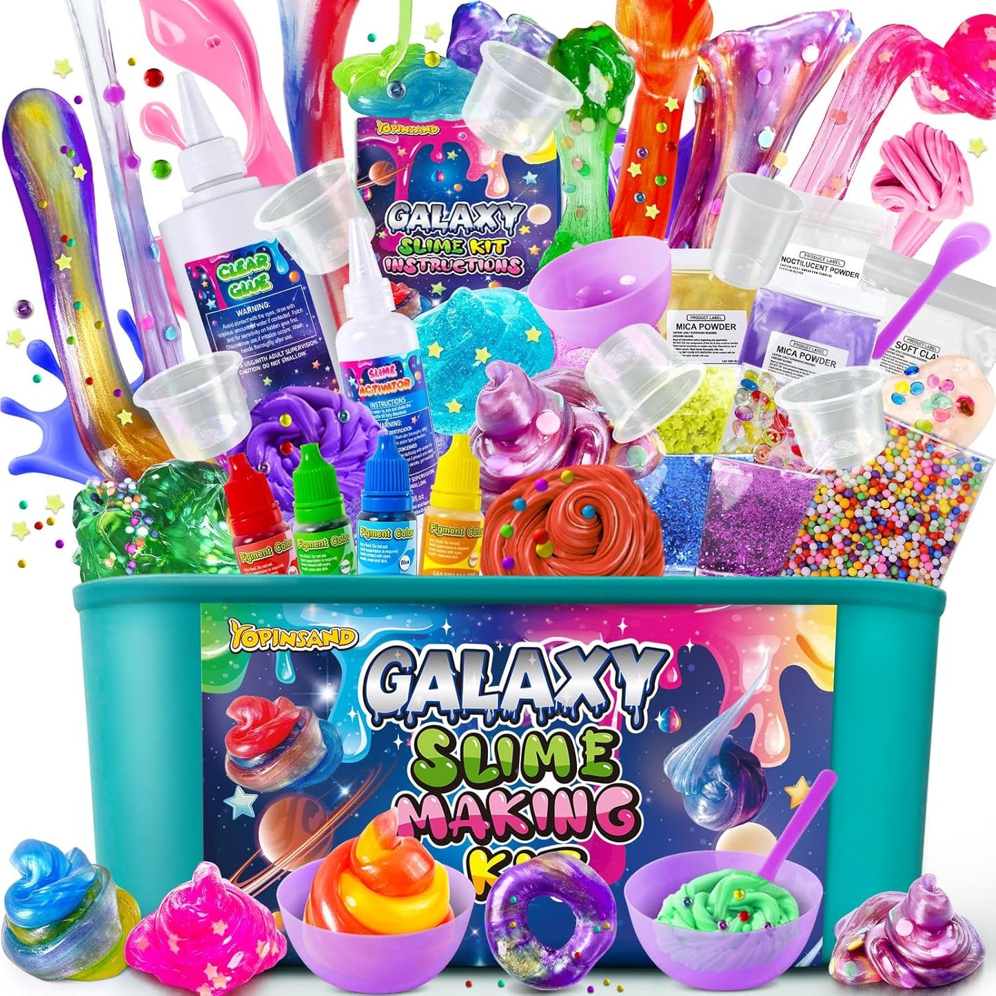 DIY Galaxy Slime Making Kit for Kids