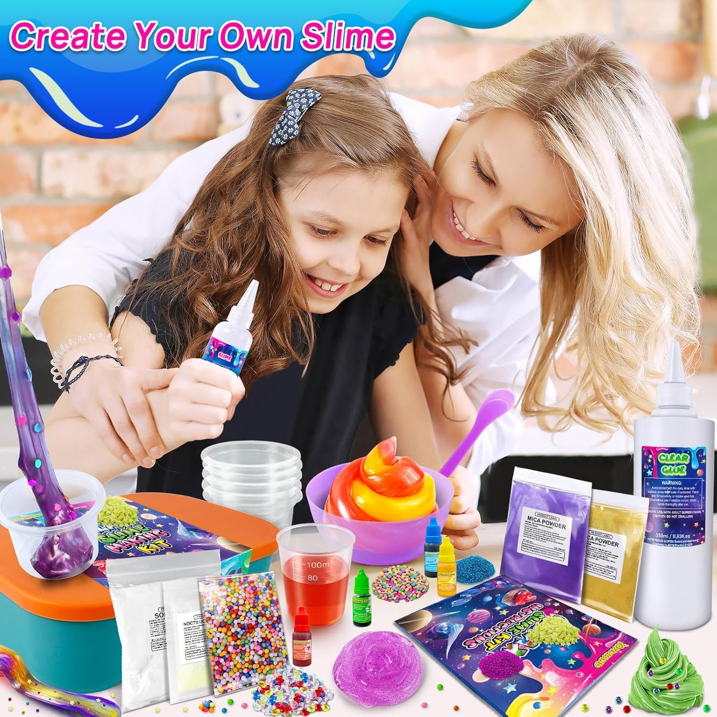 DIY Galaxy Slime Making Kit for Kids