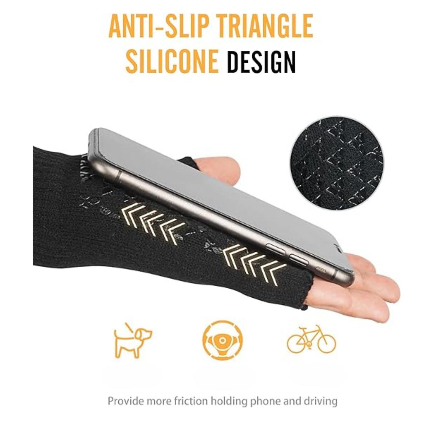 Winter Gloves for Men & Women – Thermal Touchscreen Warm Gloves with Anti-Slip Grip